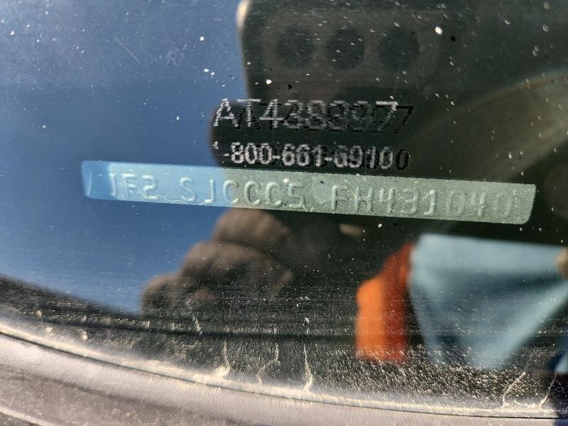 Aukcja sprzedaży 2015 Subaru Forester, vin: JF2SJCCC5FH431040, numer aukcji: 58407356