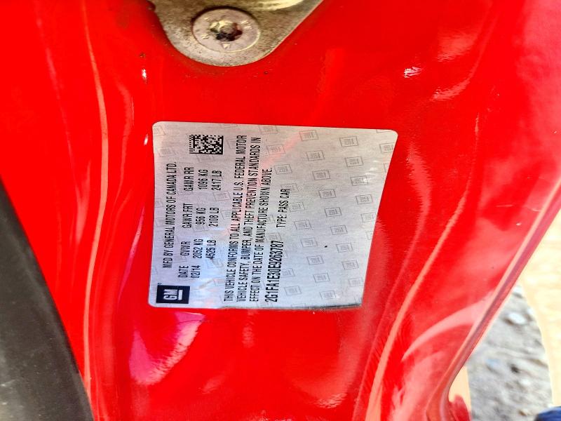 Продажа на аукционе авто 2014 Chevrolet Camaro, vin: 2G1FA1E30E9263787, номер лота: 57331356