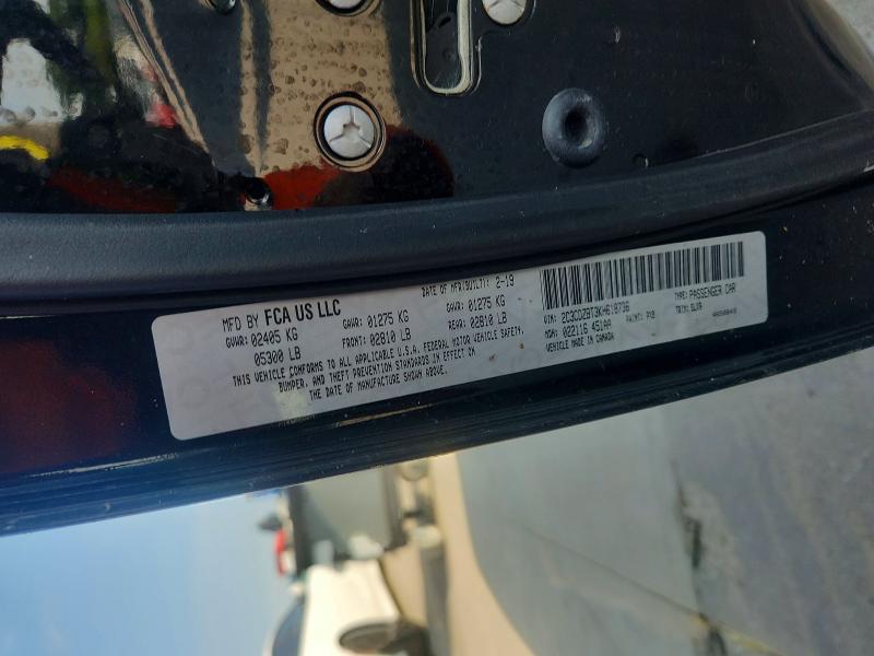 2019 Dodge Challenger მანქანა იყიდება აუქციონზე, vin: 2C3CDZBT3KH618736, აუქციონის ნომერი: 58484866