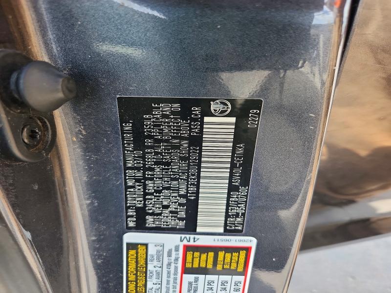 Продаж на аукціоні авто 2011 Toyota Camry, vin: 4T1BF3EK3BU129022, номер лоту: 58085896