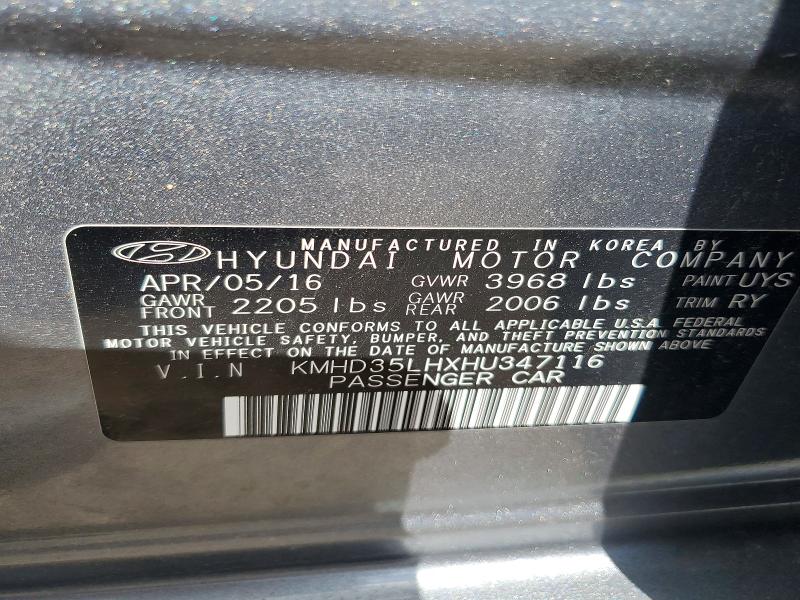 Продаж на аукціоні авто 2017 Hyundai Elantra Gt, vin: KMHD35LHXHU347116, номер лоту: 56701066