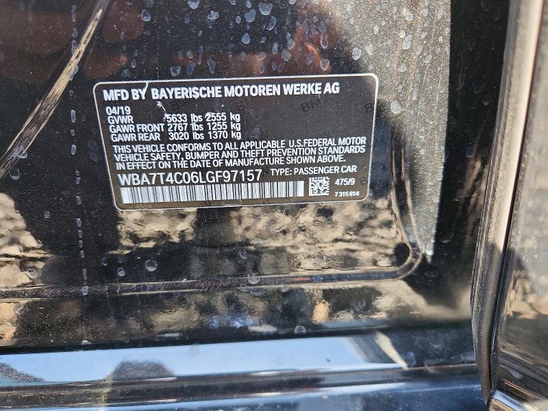 Aukcja sprzedaży 2020 Bmw 740, vin: WBA7T4C06LGF97157, numer aukcji: 56071336