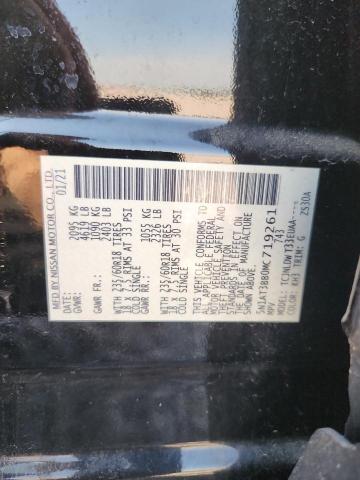 2021 Nissan Rogue მანქანა იყიდება აუქციონზე, vin: 5N1AT3BB0MC719261, აუქციონის ნომერი: 56065556