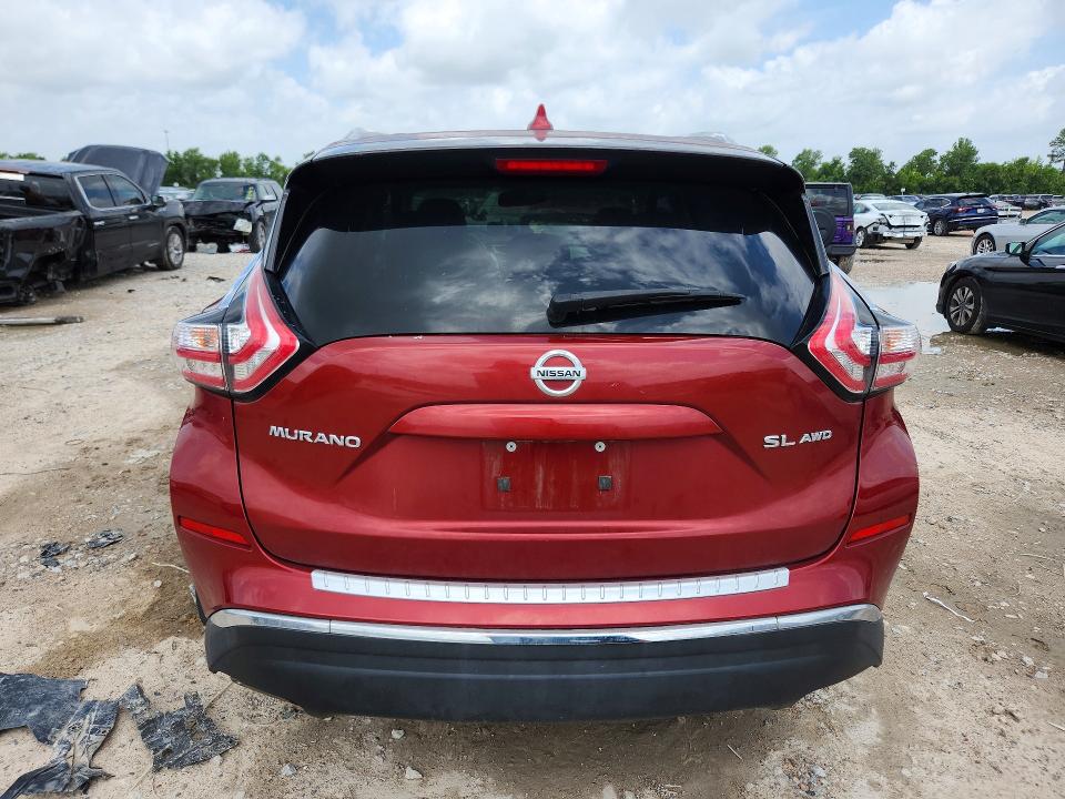 Продажа на аукционе авто 2017 Nissan Murano, vin: 5N1AZ2MH5HN173240, номер лота: 58063996