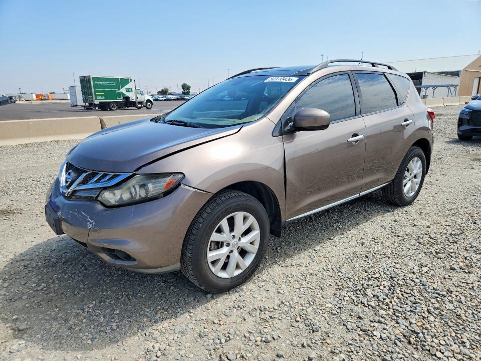 Продаж на аукціоні авто 2012 Nissan Murano, vin: JN8AZ1MW3CW205171, номер лоту: 58310436