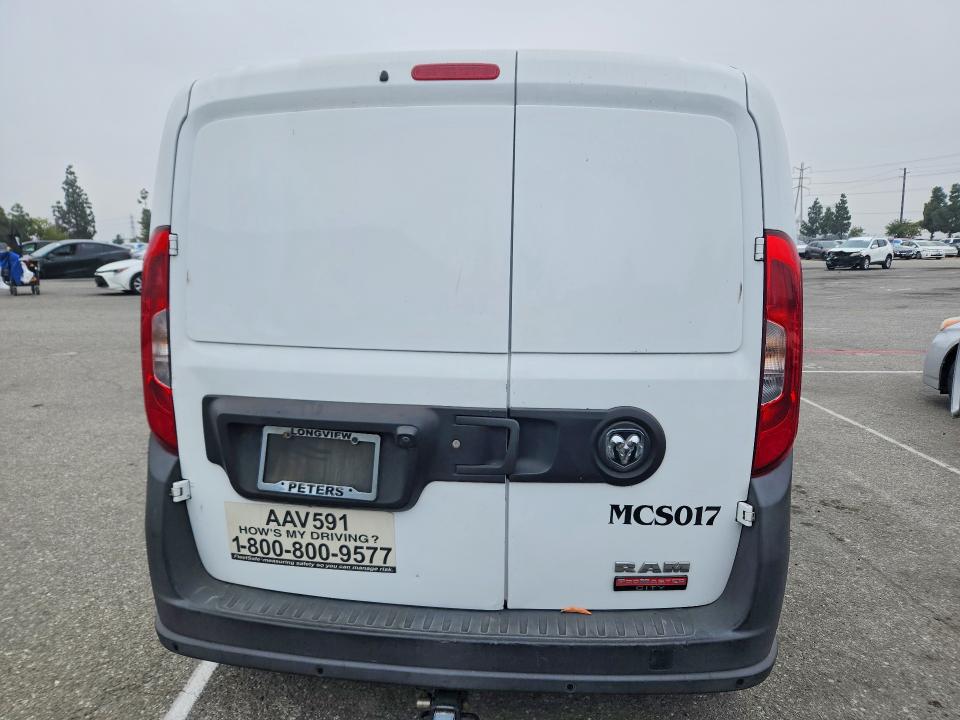 2017 Ram Promaster City მანქანა იყიდება აუქციონზე, vin: ZFBERFAB0H6G38925, აუქციონის ნომერი: 55537256