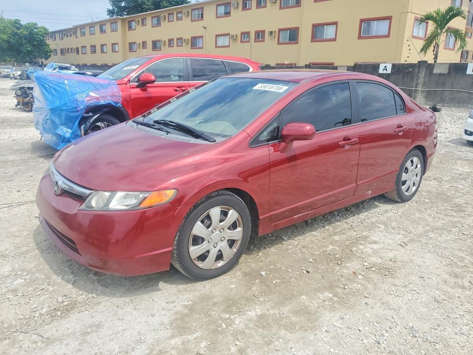 Auction sale of the 2007 Honda Civic, vin: 1HGFA16527L087801, lot number: 55618706