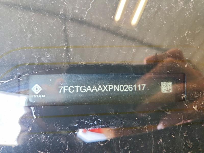 54018746 :رقم المزاد ، 7FCTGAAAXPN026117 vin ، 2023 Rivian R1t مزاد بيع