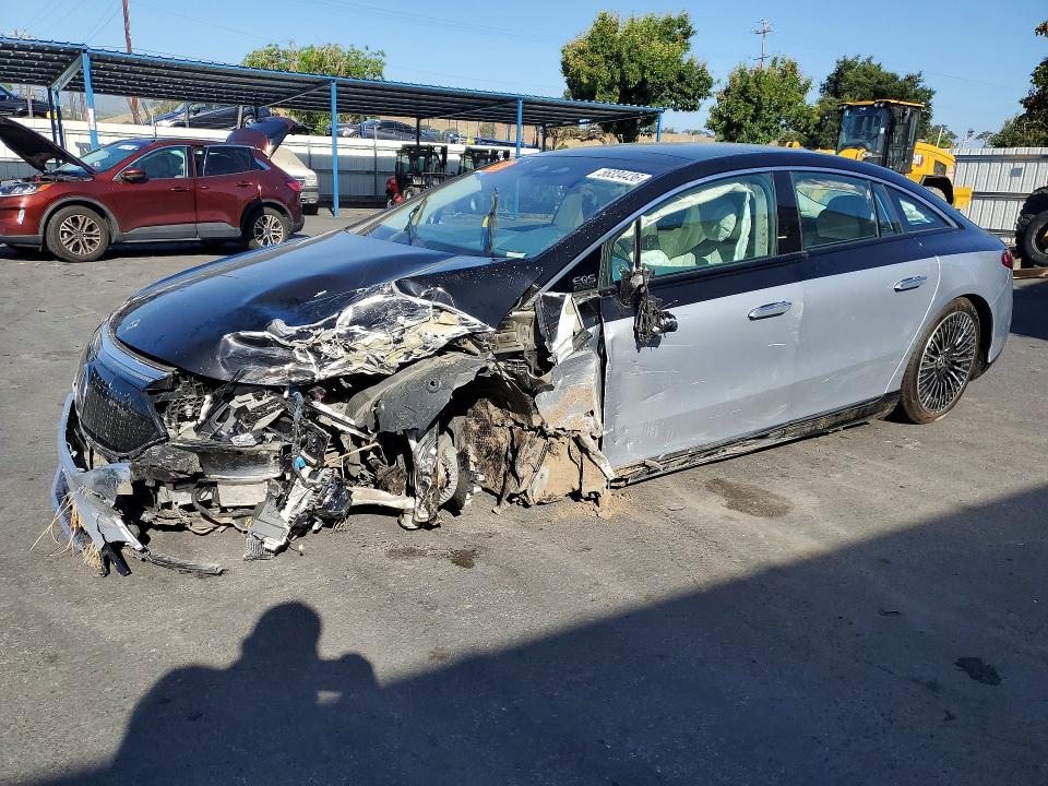 2022 Mercedes-benz Eqs Sedan მანქანა იყიდება აუქციონზე, vin: W1KCG4EB7NA016049, აუქციონის ნომერი: 56334436