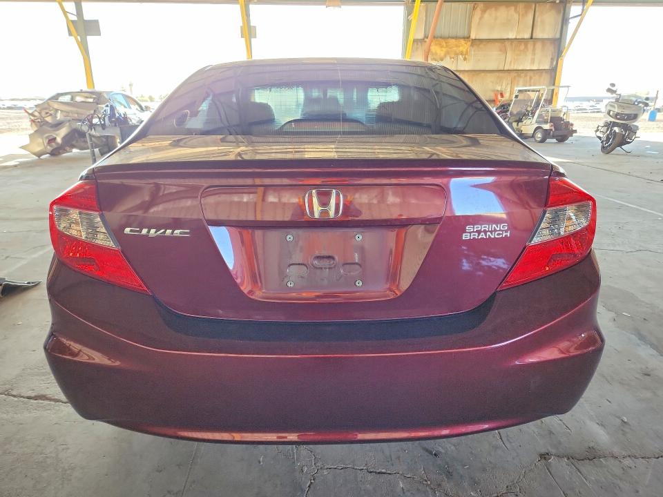 Продаж на аукціоні авто 2012 Honda Civic, vin: 2HGFB2F58CH598312, номер лоту: 58054306
