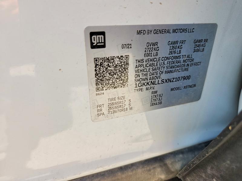 Продажа на аукционе авто 2022 Gmc Acadia, vin: 1GKKNLLSXNZ107900, номер лота: 55878846