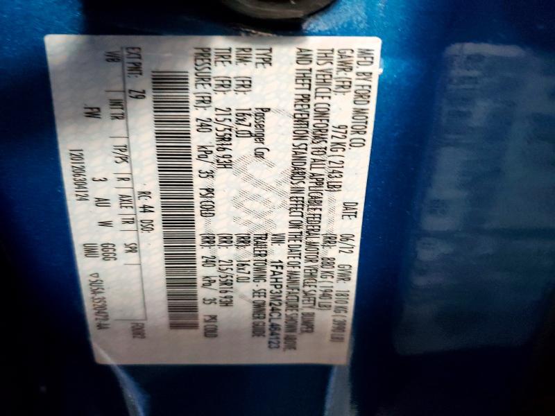 Продажа на аукционе авто 2012 Ford Focus, vin: 1FAHP3M24CL464123, номер лота: 55625356