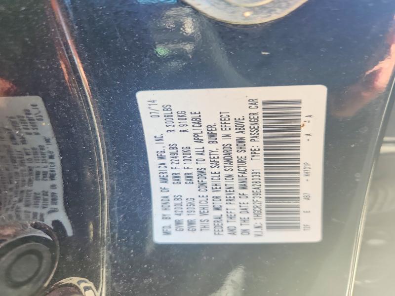Aukcja sprzedaży 2014 Honda Accord, vin: 1HGCR2F39EA280391, numer aukcji: 55838366