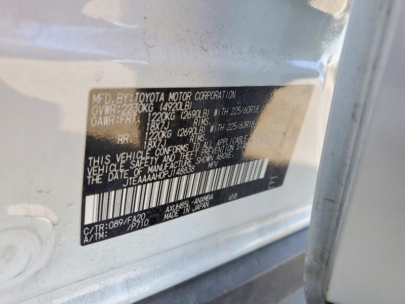 Aukcja sprzedaży 2023 Toyota Venza, vin: JTEAAAAH0PJ148838, numer aukcji: 58728326