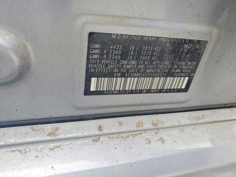 Продаж на аукціоні авто 2013 Subaru Legacy, vin: 4S3BMBG65D3043210, номер лоту: 57778936