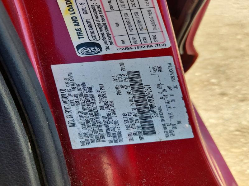 Продажа на аукционе авто 2012 Ford Fusion, vin: 3FAHP0HA8CR292521, номер лота: 56883416
