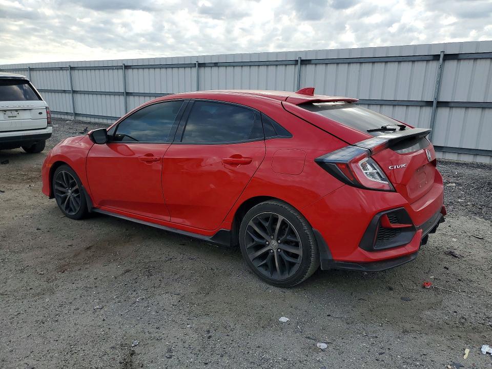 2021 Honda Civic მანქანა იყიდება აუქციონზე, vin: SHHFK7G43MU200222, აუქციონის ნომერი: 55864786