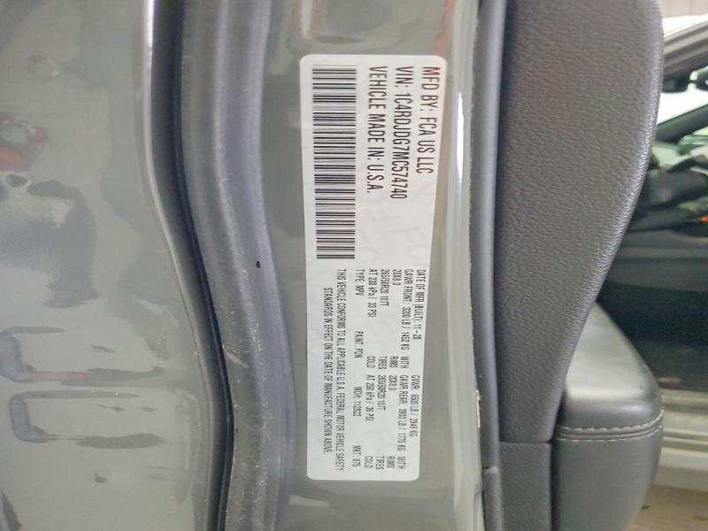 Продаж на аукціоні авто 2021 Dodge Durango, vin: 1C4RDJDG7MC574740, номер лоту: 58746856