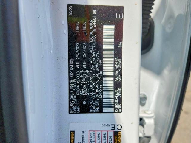 2026 Lexus Nx 450h+ მანქანა იყიდება აუქციონზე, vin: JTJHKCFZ5T2079546, აუქციონის ნომერი: 53344716