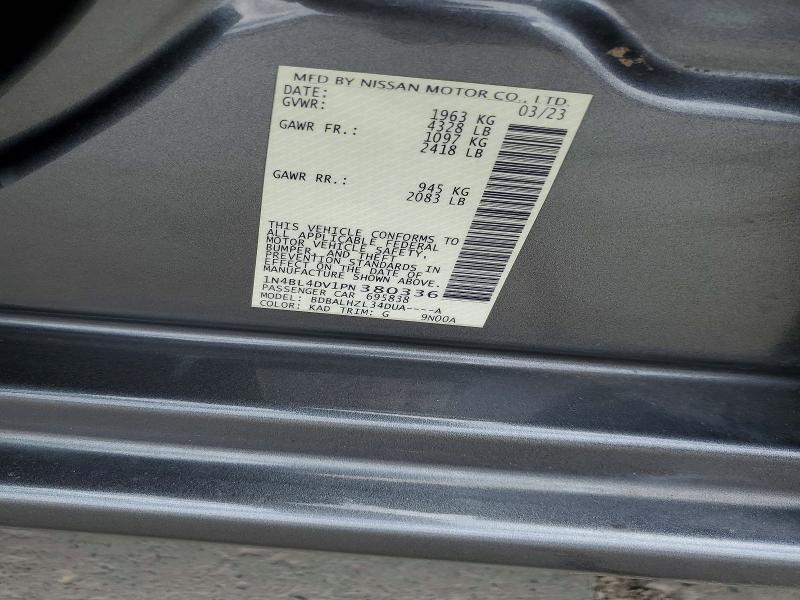 Aukcja sprzedaży 2023 Nissan Altima, vin: 1N4BL4DV1PN380336, numer aukcji: 59112396