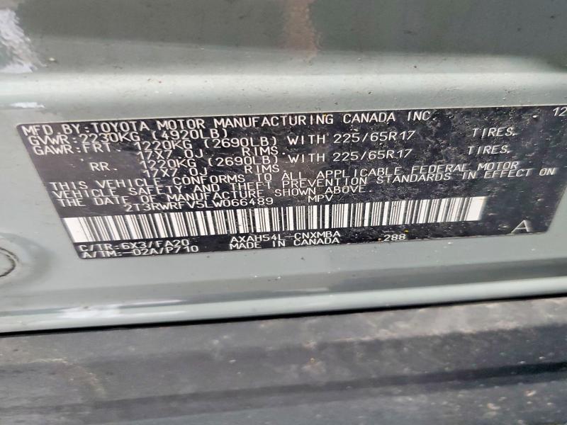 Продаж на аукціоні авто 2020 Toyota Rav4 Hybrid, vin: 2T3RWRFV5LW066489, номер лоту: 57006676
