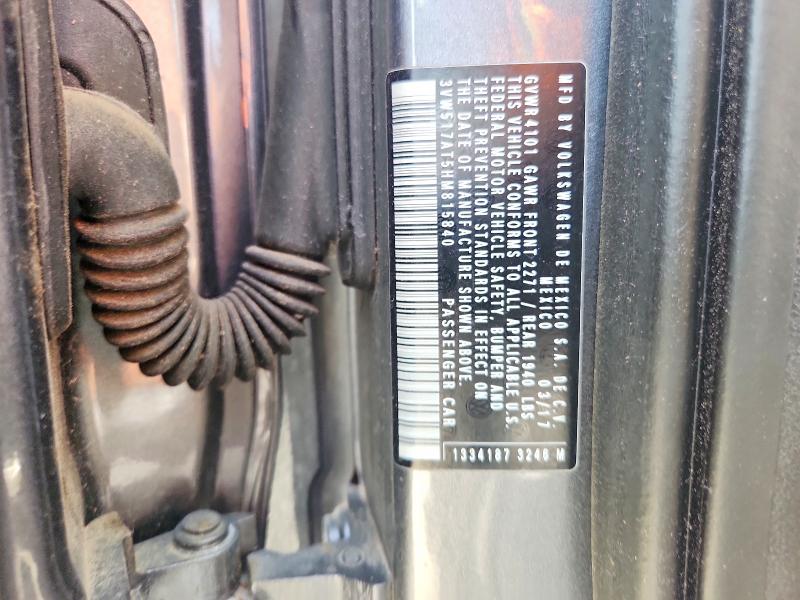 Aukcja sprzedaży 2017 Volkswagen Beetle, vin: 3VW517AT5HM815840, numer aukcji: 58152546