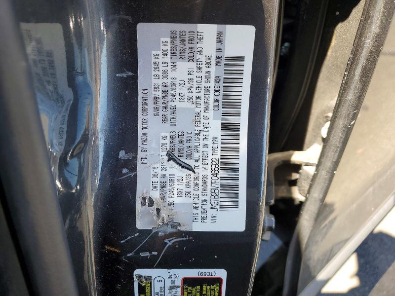 56445686 :رقم المزاد ، JM3TB2BV7F0465922 vin ، 2015 Mazda Cx-9 مزاد بيع