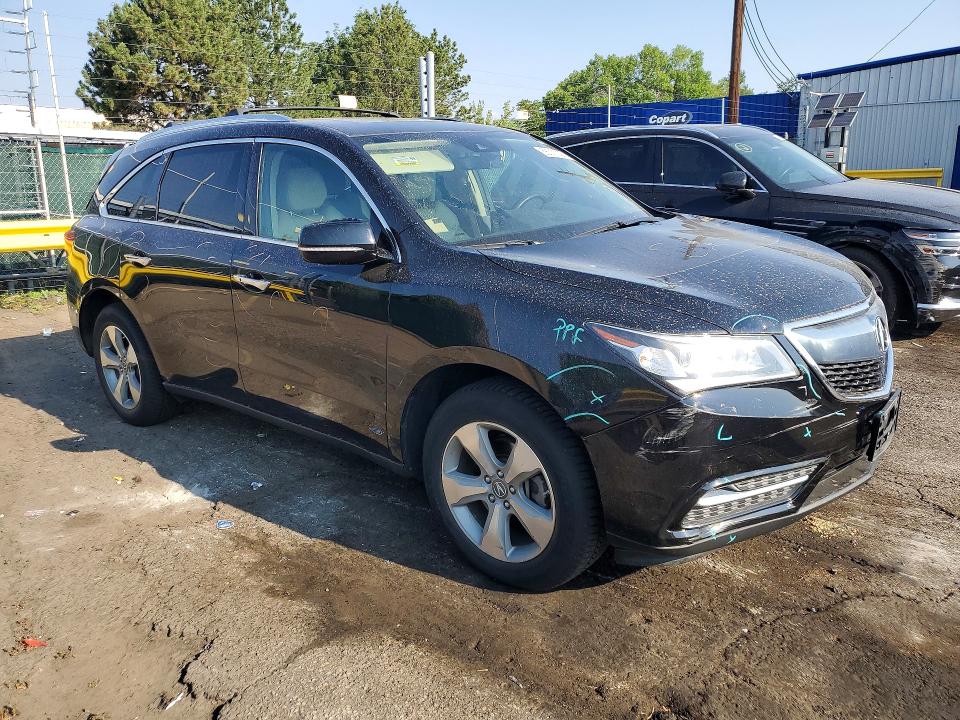 2016 Acura Mdx მანქანა იყიდება აუქციონზე, vin: 5FRYD4H2XGB034512, აუქციონის ნომერი: 58011326