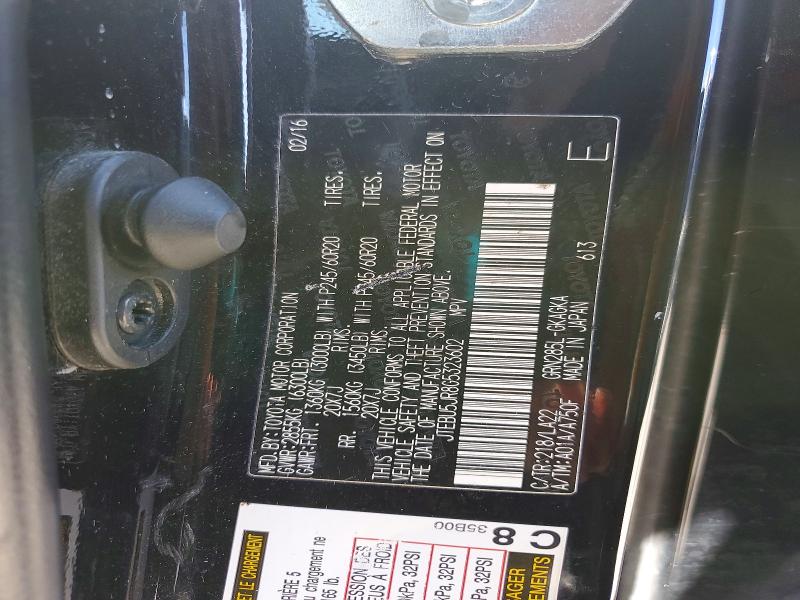 Aukcja sprzedaży 2016 Toyota 4runner, vin: JTEBU5JR8G5323602, numer aukcji: 58388976