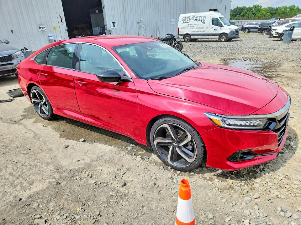 57932446 :رقم المزاد ، 1HGCV1F42MA003238 vin ، 2021 Honda Accord مزاد بيع