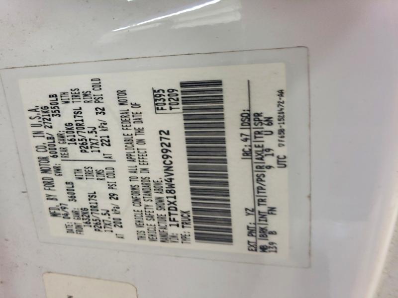 Aukcja sprzedaży 1997 Ford F150, vin: 1FTDX18W4VNC99272, numer aukcji: 56987186