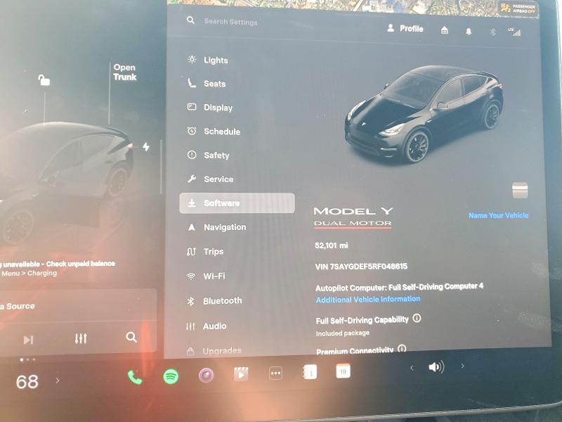51472786 :رقم المزاد ، 7SAYGDEF5RF048615 vin ، 2024 Tesla Model Y مزاد بيع