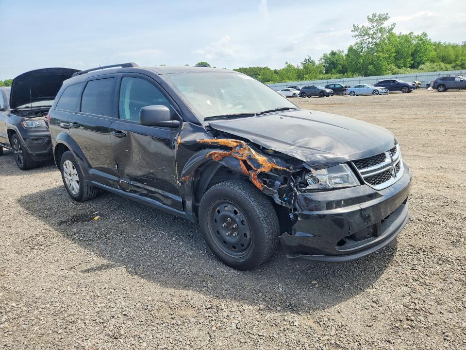 2018 Dodge Journey მანქანა იყიდება აუქციონზე, vin: 3C4PDCABXJT182962, აუქციონის ნომერი: 56495046