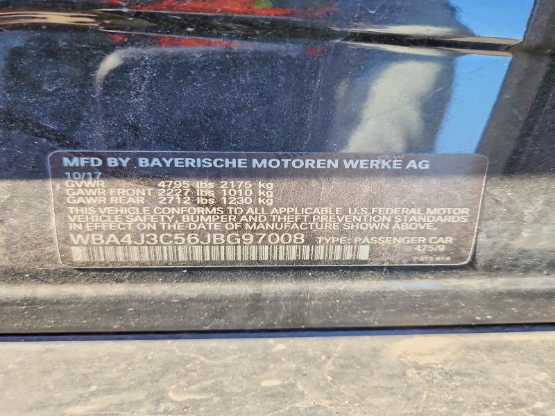 Продаж на аукціоні авто 2018 Bmw 430xi, vin: WBA4J3C56JBG97008, номер лоту: 85771425
