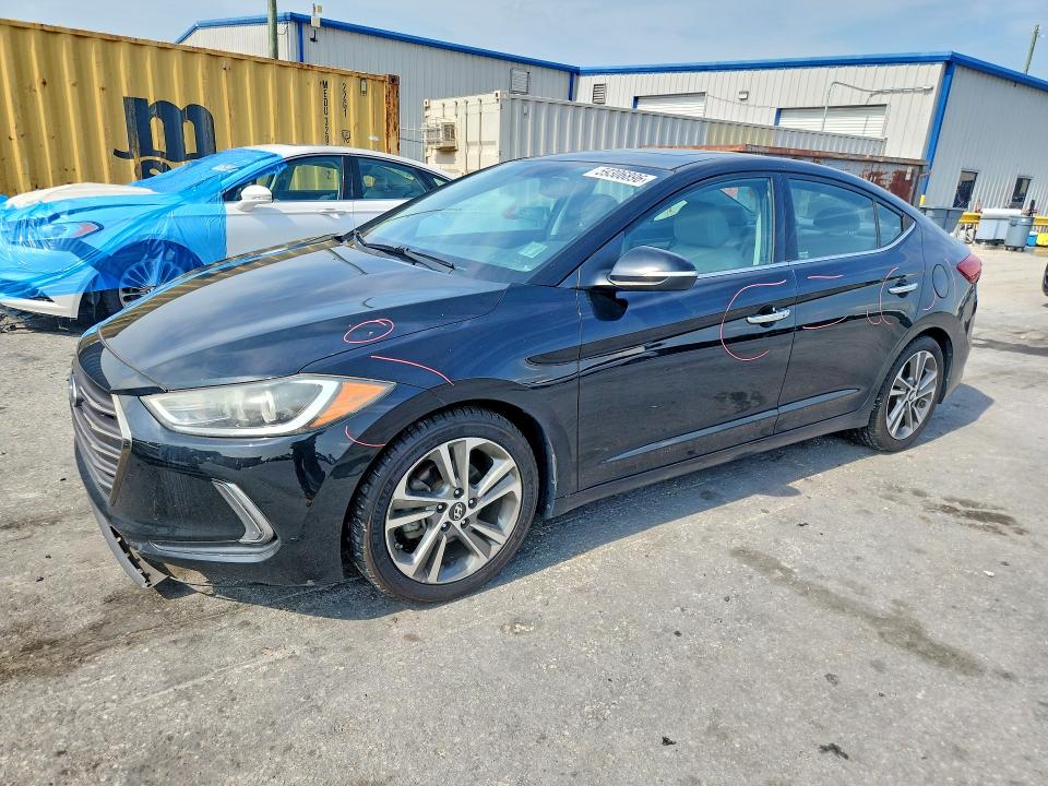 59306896 :رقم المزاد ، 5NPD84LF1HH003523 vin ، 2017 Hyundai Elantra مزاد بيع
