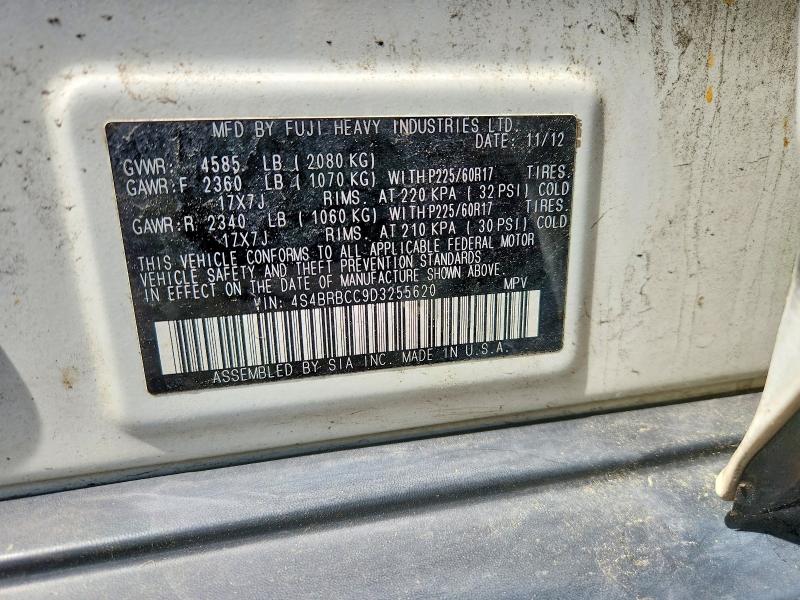 56237816 :رقم المزاد ، 4S4BRBCC9D3255620 vin ، 2013 Subaru Outback مزاد بيع