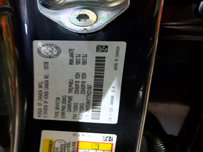 Aukcja sprzedaży 2026 Honda Cr-v, vin: 2HKRS6H71TH231907, numer aukcji: 55643306