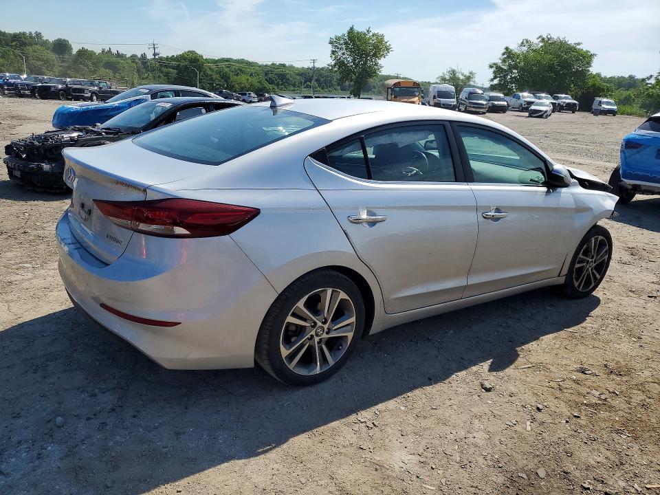 Продажа на аукционе авто 2017 Hyundai Elantra, vin: 5NPD84LF6HH057903, номер лота: 58527696