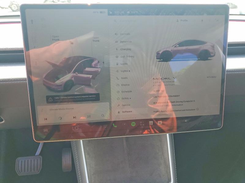 58969646 :رقم المزاد ، 7SAYGDEE5TA414097 vin ، 2026 Tesla Model Y مزاد بيع