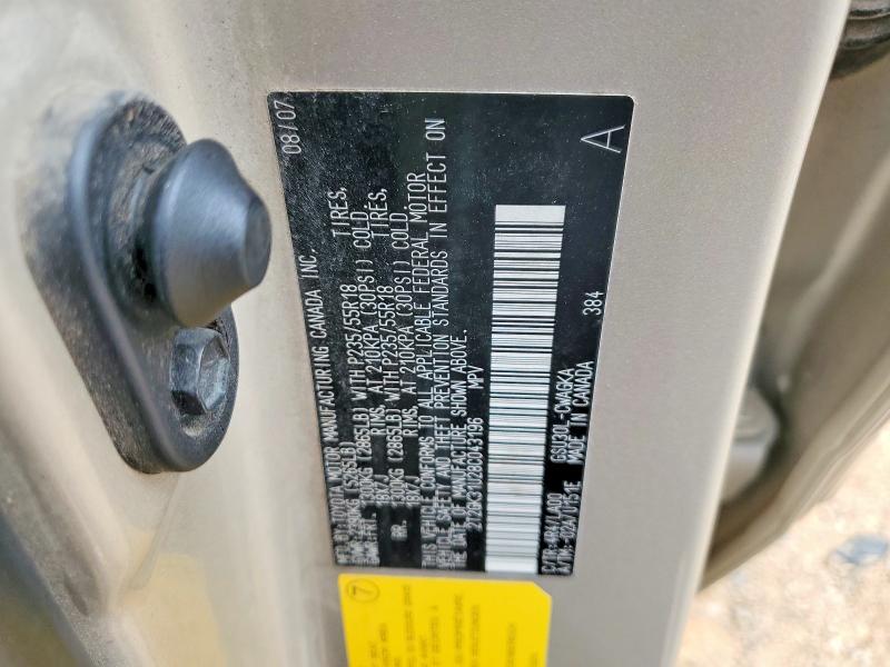 2008 Lexus Rx მანქანა იყიდება აუქციონზე, vin: 2T2GK31U28C043196, აუქციონის ნომერი: 56830376