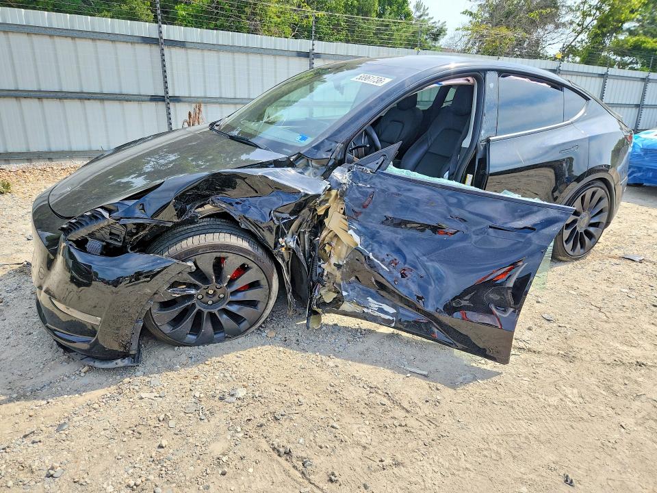 2022 Tesla Model Y მანქანა იყიდება აუქციონზე, vin: 7SAYGDEF6NF562161, აუქციონის ნომერი: 58961736