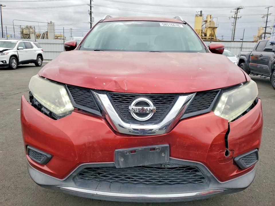 2016 Nissan Rogue მანქანა იყიდება აუქციონზე, vin: KNMAT2MT0GP672895, აუქციონის ნომერი: 58516616