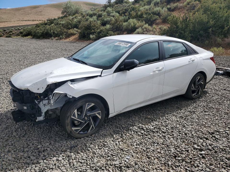 2025 Hyundai Elantra Hybrid მანქანა იყიდება აუქციონზე, vin: KMHLM4DJ9SU145945, აუქციონის ნომერი: 56612596