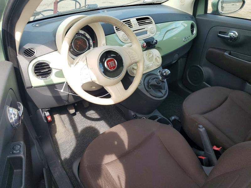 2012 Fiat 500 მანქანა იყიდება აუქციონზე, vin: 3C3CFFAR8CT344229, აუქციონის ნომერი: 57461546