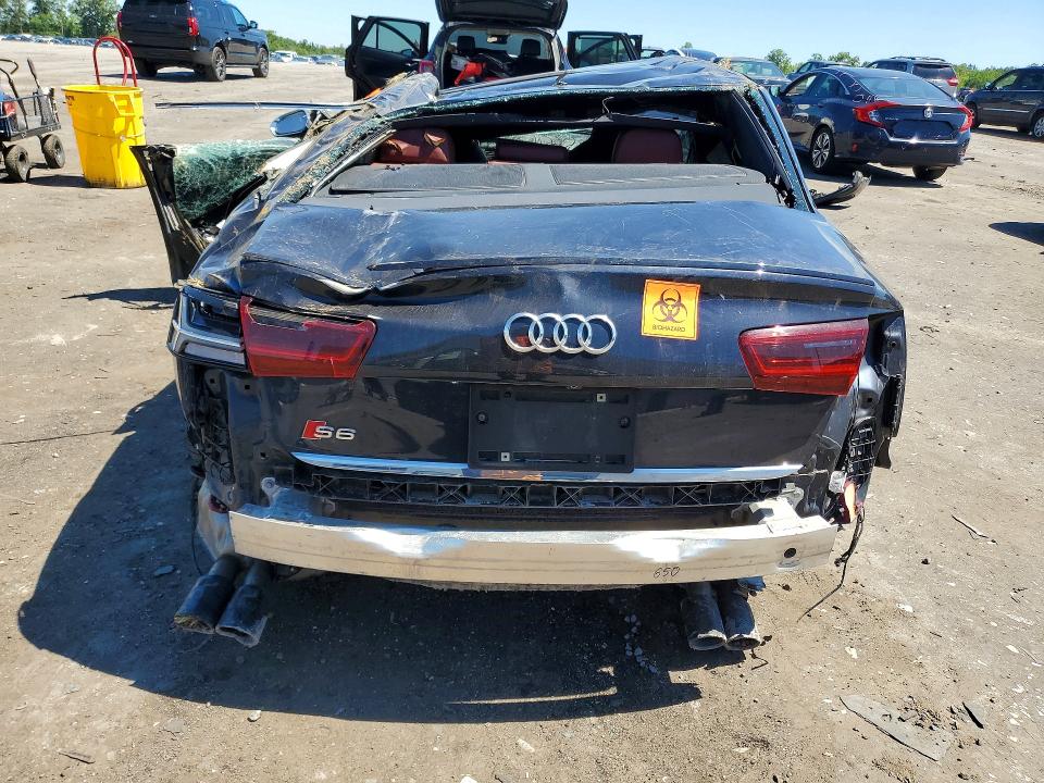 2018 Audi S6 მანქანა იყიდება აუქციონზე, vin: WAUHFAFC5JN003244, აუქციონის ნომერი: 58467376