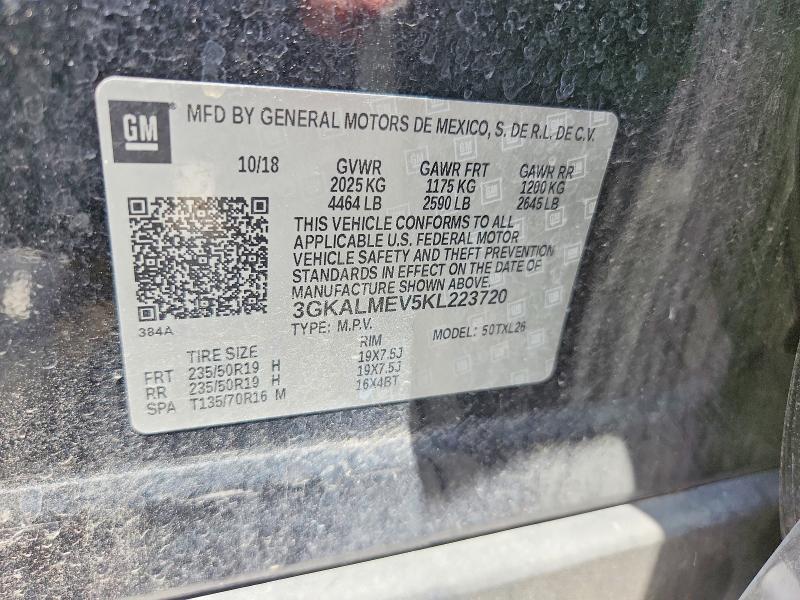 56872746 :رقم المزاد ، 3GKALMEV5KL223720 vin ، 2019 Gmc Terrain مزاد بيع