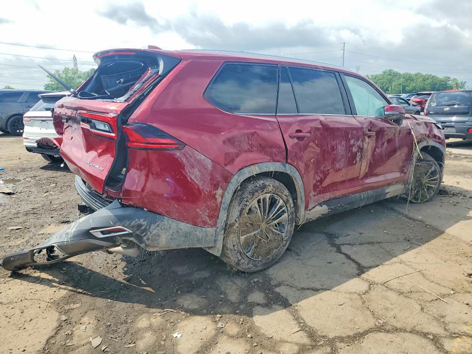 2026 Toyota Grand Highlander Hybrid მანქანა იყიდება აუქციონზე, vin: 5TDADAB59TS033166, აუქციონის ნომერი: 56985106