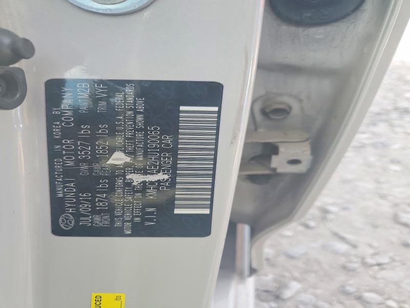 Aukcja sprzedaży 2017 Hyundai Accent, vin: KMHCT4AE2HU190065, numer aukcji: 55631866