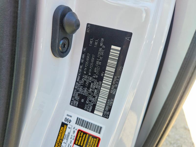 59176526 :رقم المزاد ، 5TDYRKEC5TS306488 vin ، 2026 Toyota Sienna مزاد بيع