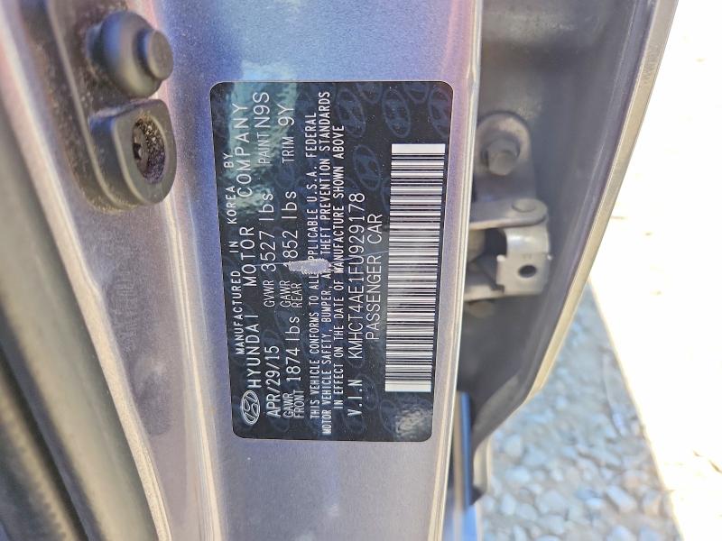 Продажа на аукционе авто 2015 Hyundai Accent, vin: KMHCT4AE1FU929178, номер лота: 57136166